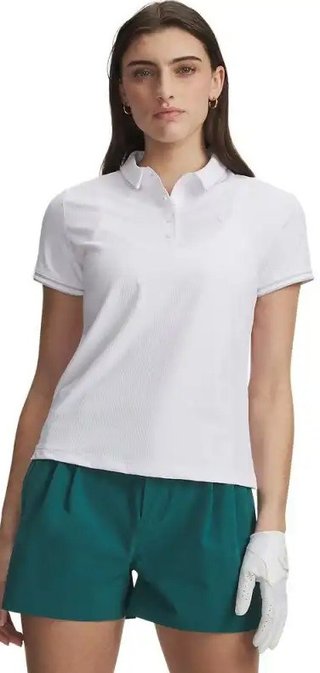 Under Armour Drive Chill Damen Poloshirt, weiss