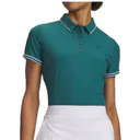 Under Armour Drive Chill Damen Poloshirt, rack green/white