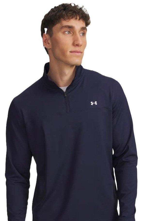Under Armour T2G 1/4 Zip Herren Sweatshirt, dunkelblau