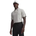 Under Armour Tee To Green Pique Herren Poloshirt, titanium/weiss
