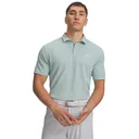 Under Armour Tee To Green Pique Herren Polo, enamel blue/weiß