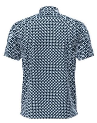 Under Armour T2G Printed Herren Poloshirt, blau/weiss