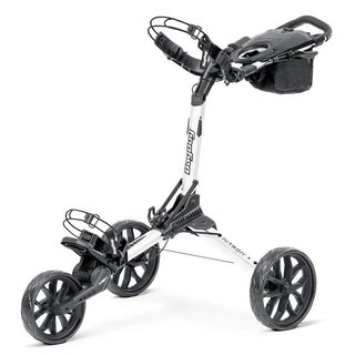 Bag Boy Nitron Auto-Open Golf Trolley, weiss/schwarz