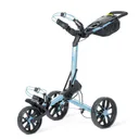 Bag Boy Slimfold Compact manueller Trolley, blau/weiß