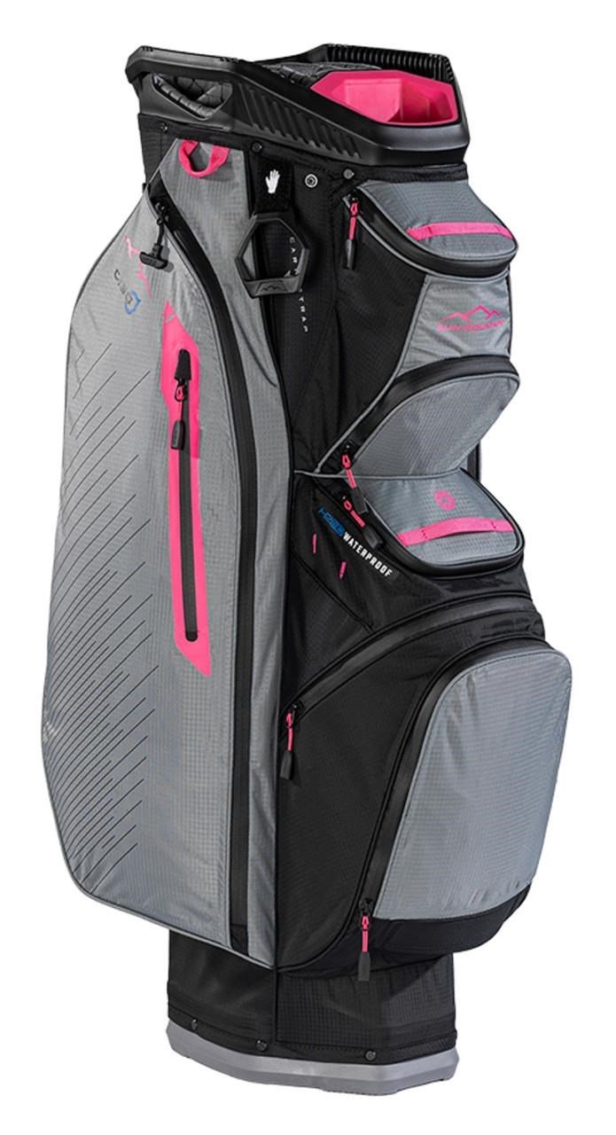 Sun Mountain H2NO C130 Cartbag, schwarz/grau/rosa