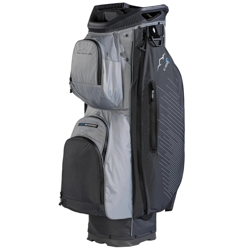 Sun Mountain H2NO C100 Waterproof Cartbag 14 WAY, steel/cadet