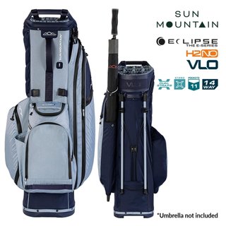 Sun Mountain H2NO  E-4.5 14 WAY VLO Waterproof Standbag, navy/ash