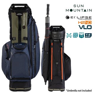 Sun Mountain H2NO  E-4.5 14 WAY VLO Waterproof Standbag, black/ink/olive