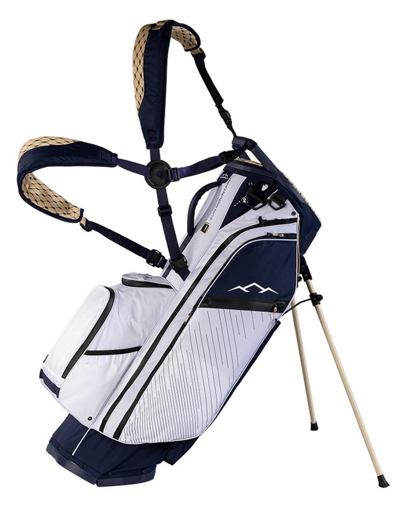 Sun Mountain H2NO  E-4.5 14 WAY VLO Waterproof Standbag, navy/gold/white