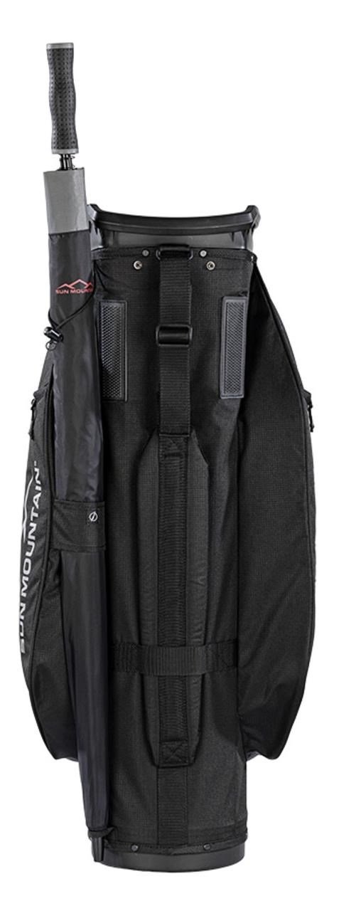 Sun Mountain Forerunner Cartbag, schwarz/grau/rot