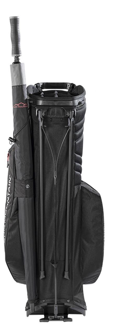 Sun Mountain Forerunner Standbag, schwarz/grau/rot