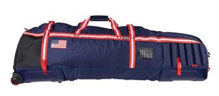 Sun Mountain Kube Travelcover, dunkelblau/weiss/rot