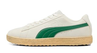 Puma Suede 30904 Herren Golfschuhe, warm white/luso green