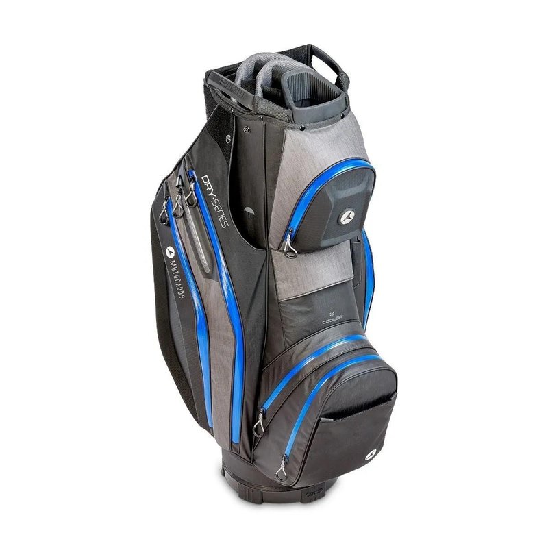 Motocaddy NEW Dry-Series Cartbag, schwarz/blau