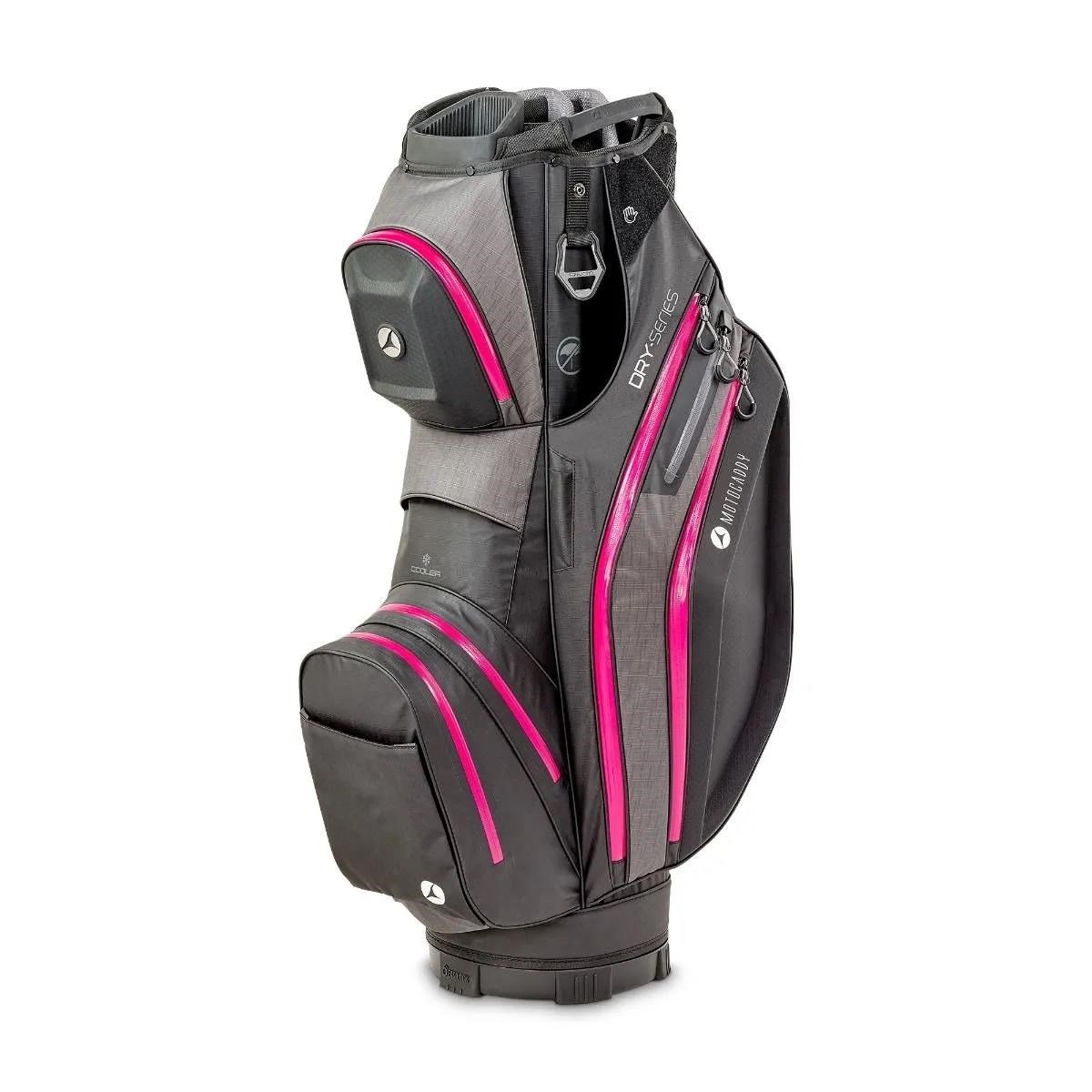 Motocaddy NEW Dry-Series Cartbag, schwarz/fuchsia