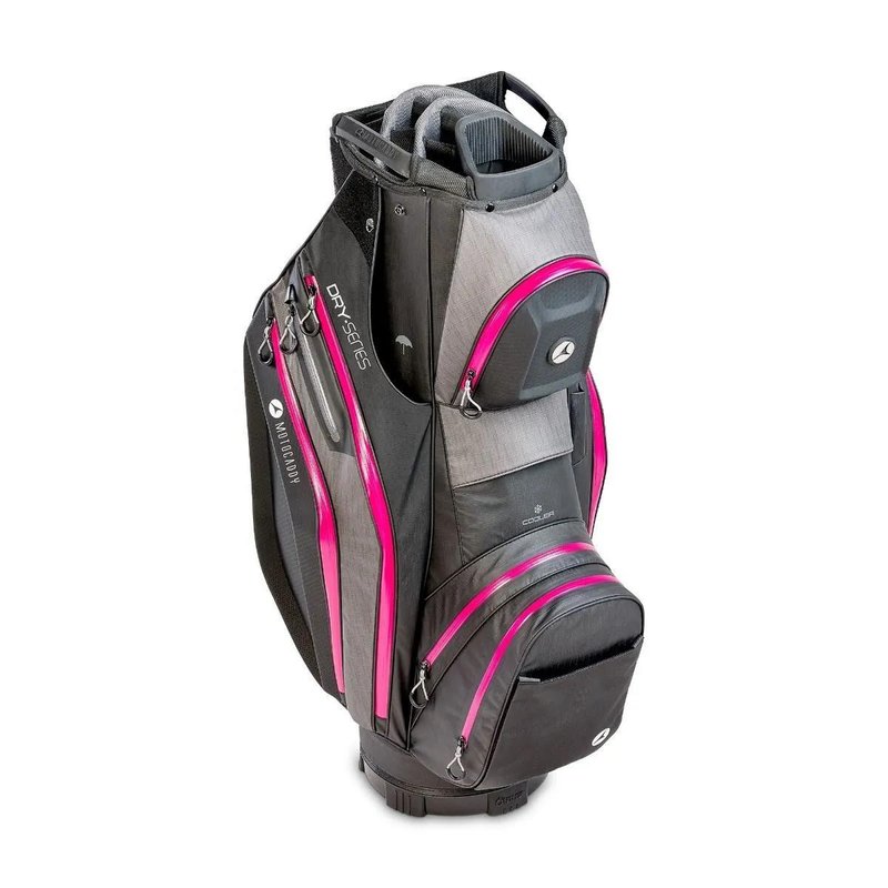 Motocaddy NEW Dry-Series Cartbag, schwarz/fuchsia