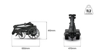 Motocaddy NEW M5 GPS DHC Elektrotrolley, Ultra-Lithium-Akku
