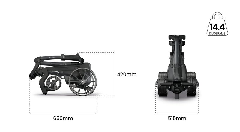 Motocaddy NEW M7 REMOTE DHC Elektrotrolley