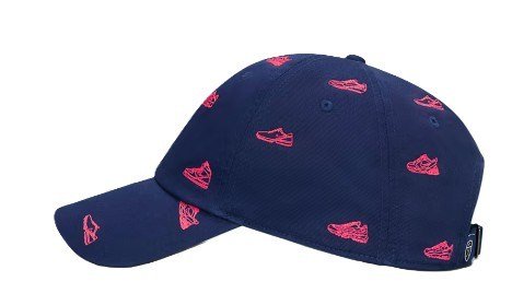 Nike Club Cap, college navy/hot lava