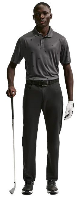 Nike Par Herren Poloshirt, anthracite/black