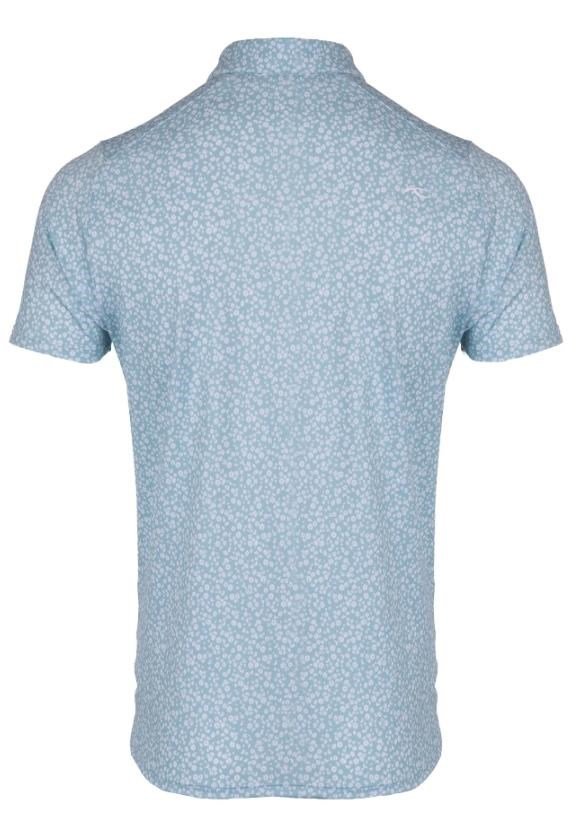 KJUS Lance Printed Herren Poloshirt, riverbank/white