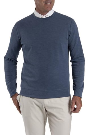 KJUS Essentials Crew Neck Herren Sweatshirt, riverbank/atlanta blau
