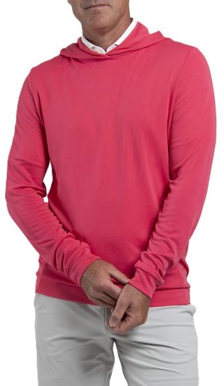 KJUS Kallen Hooded Midlayer  Herren Sweatshirt, rhubarb