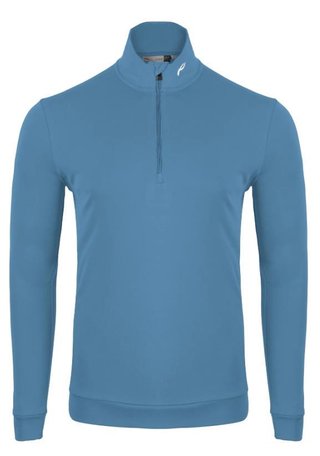KJUS Kallen Half-Zip Herren Sweatshirt, atlas blau