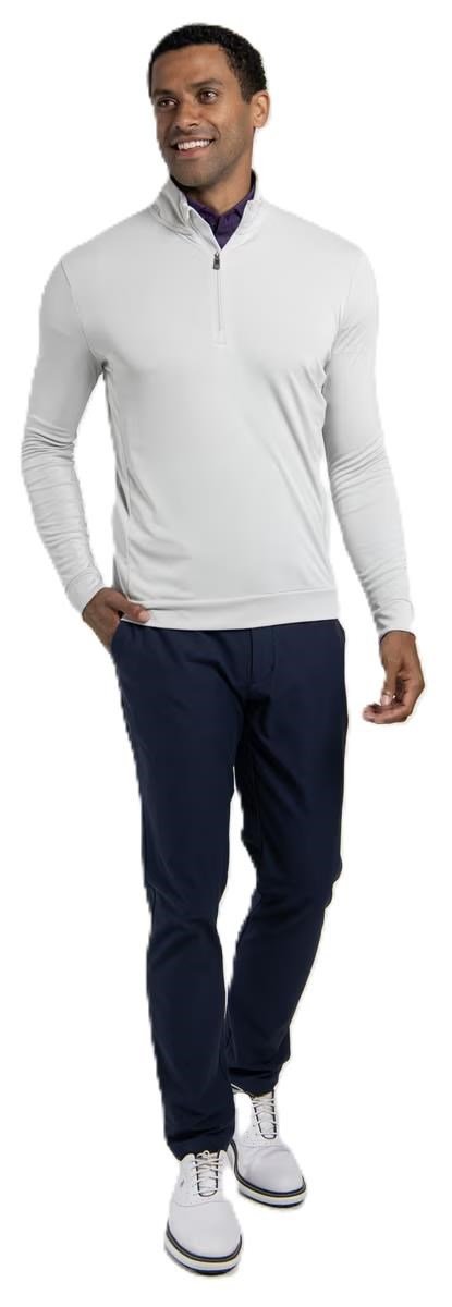 KJUS Kallen Half-Zip Herren Sweatshirt, alloy