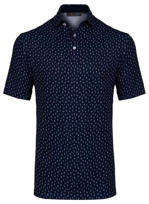 KJUS Golfer Herren Poloshirt, atlanta blau/weiss
