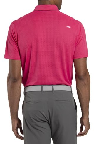 KJUS Savin Structure Herren Poloshirt, rhubarb