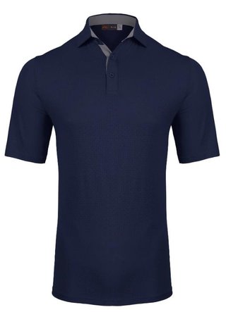 KJUS Savin Structure Herren Poloshirt, atlanta blau