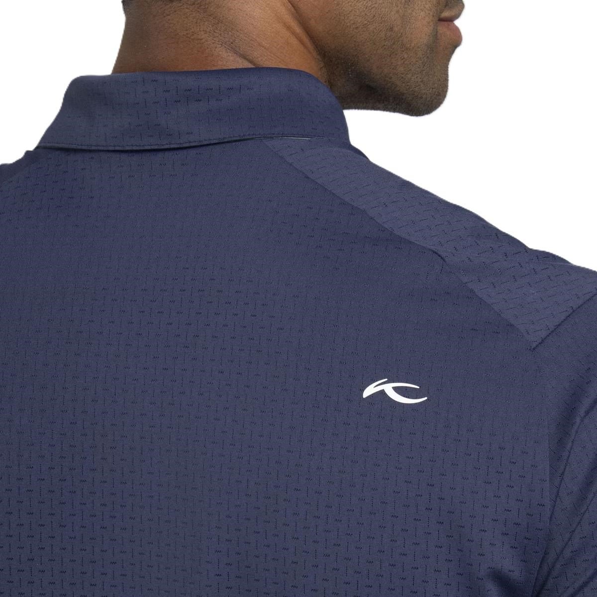 KJUS Savin Structure Herren Poloshirt, atlanta blau