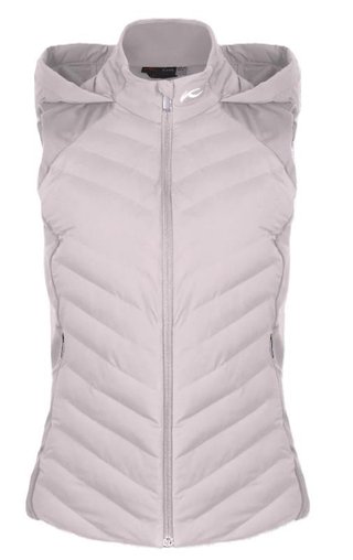 KJUS Sundance Hooded Gilet Damen Weste, oyster