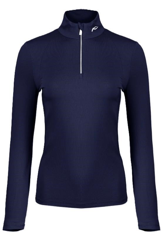 KJUS Collagen Midlayer Half-Zip Damen Sweatshirt, atlanta blue