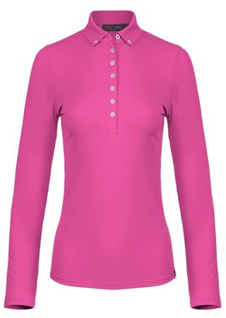 KJUS Catalina Cool Damen Langarm-Polo, peony