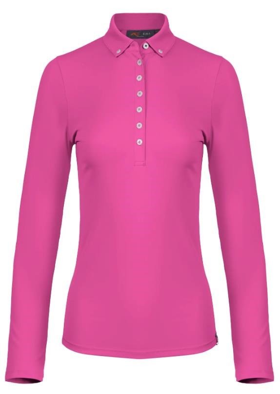 KJUS Catalina Cool Damen Langarm-Polo, peony