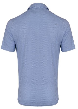 KJUS Hollow Pima Print Herren Poloshirt, weiss/catamarn