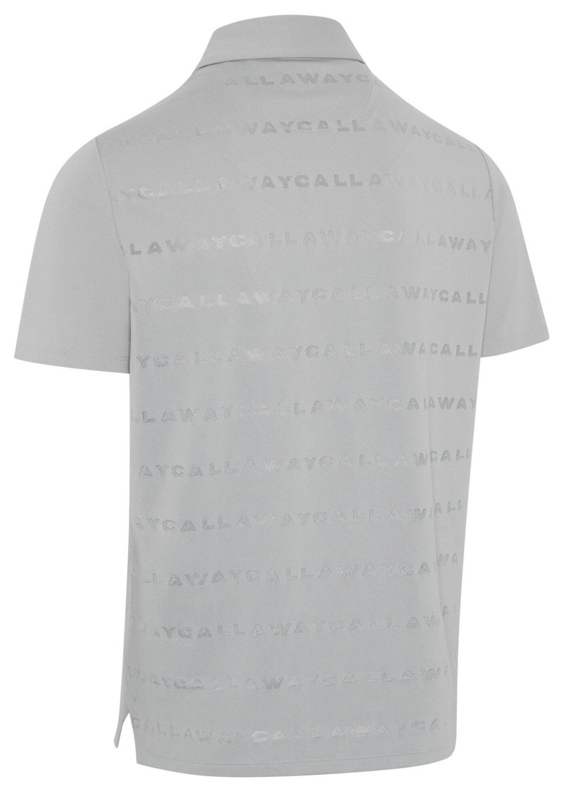 Callaway Mid Century Jacquard Poloshirt, quarry