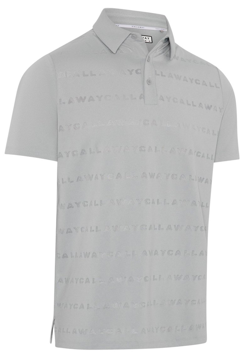 Callaway Mid Century Jacquard Poloshirt, quarry
