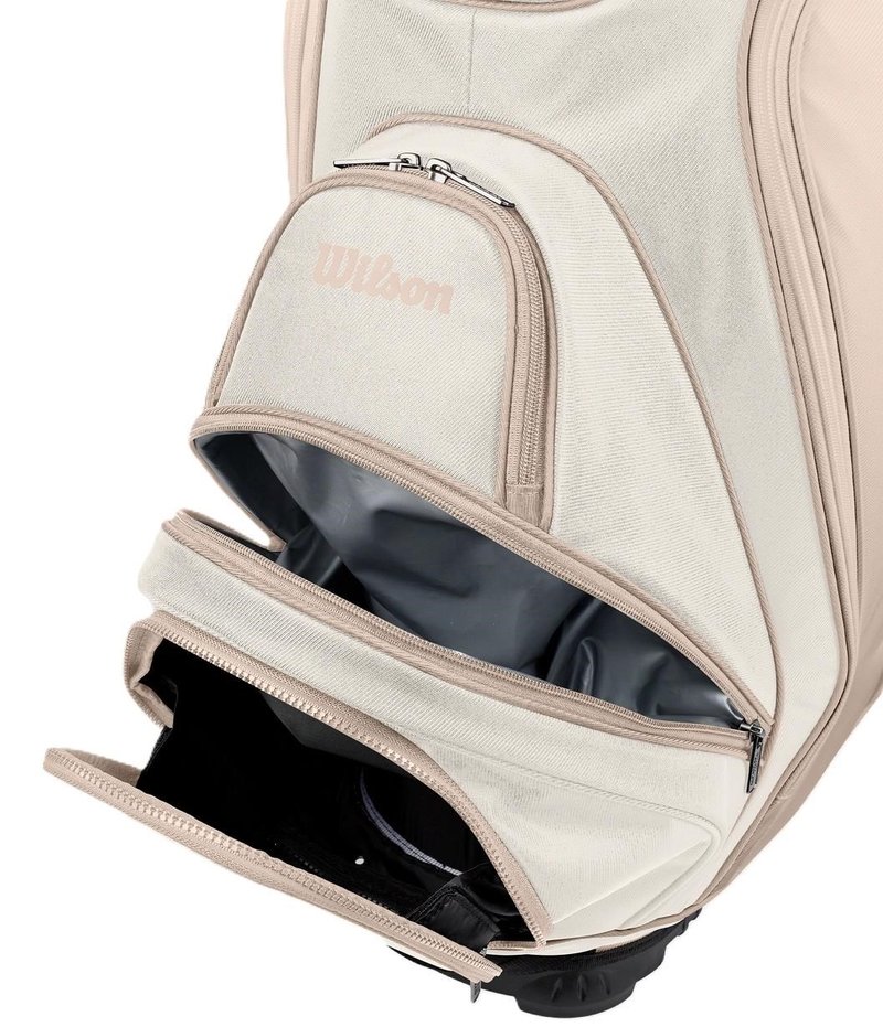 Wilson Aurora Damen Cartbag, Off White/Beige