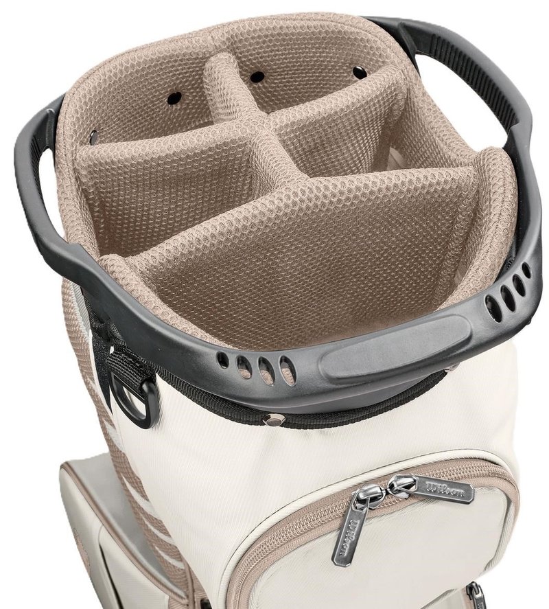 Wilson Aurora Damen Standbag, weiß/beige