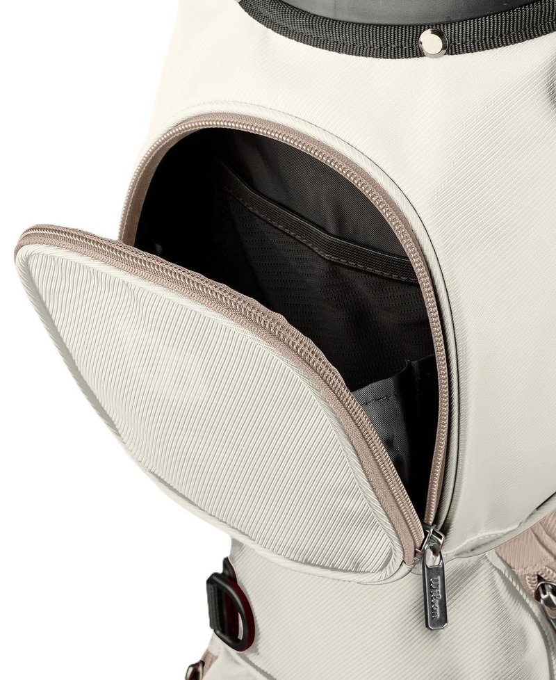 Wilson Aurora Damen Standbag, weiß/beige