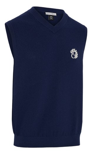 Callaway Mid Century Herren Weste, medieval blue