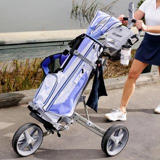 Clicgear Modell 4.5 Golf Trolley, dunkelblau