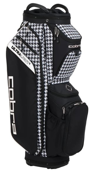 Cobra Ultralight 2 Cartbag, houndstooth/melted carmel