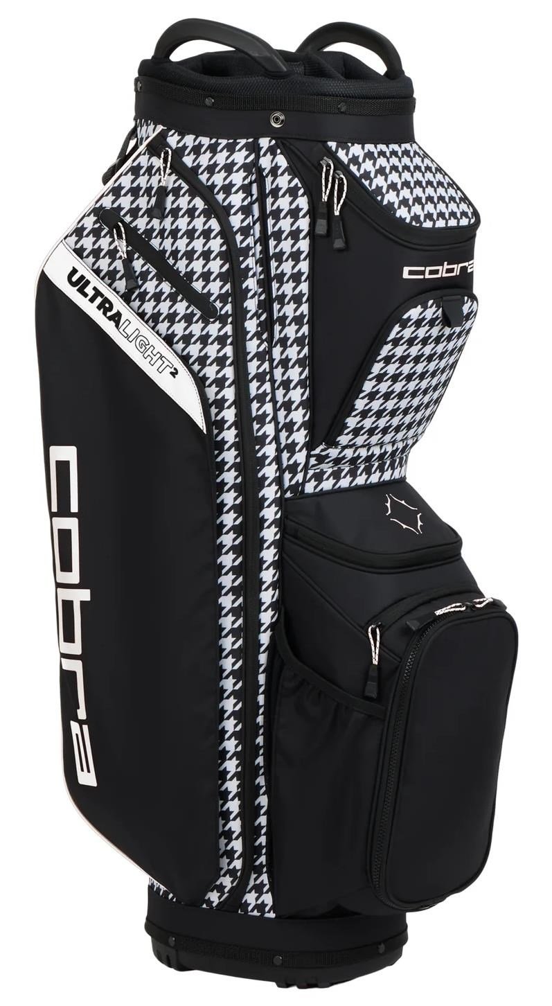 Cobra Ultralight 2 Cartbag, houndstooth/melted carmel