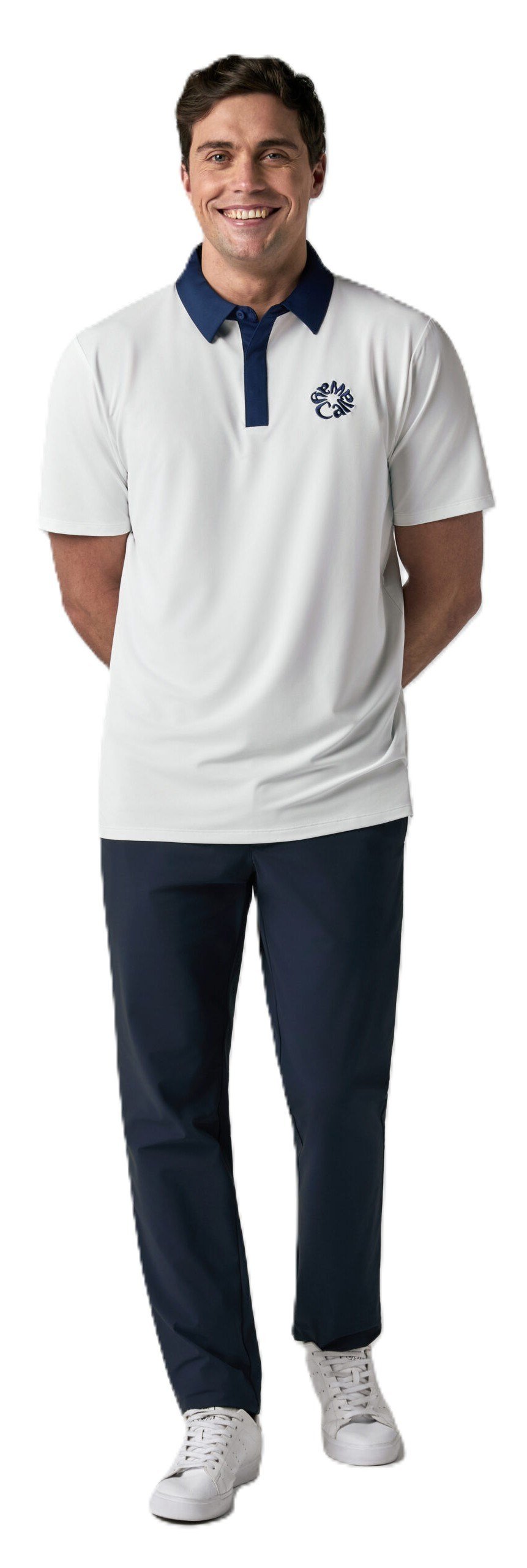 Callaway Mid Century Herren Poloshirt, weiss
