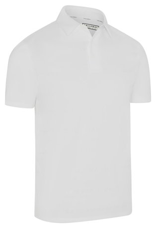 Callaway Mid Century Jacquard Poloshirt, weiss