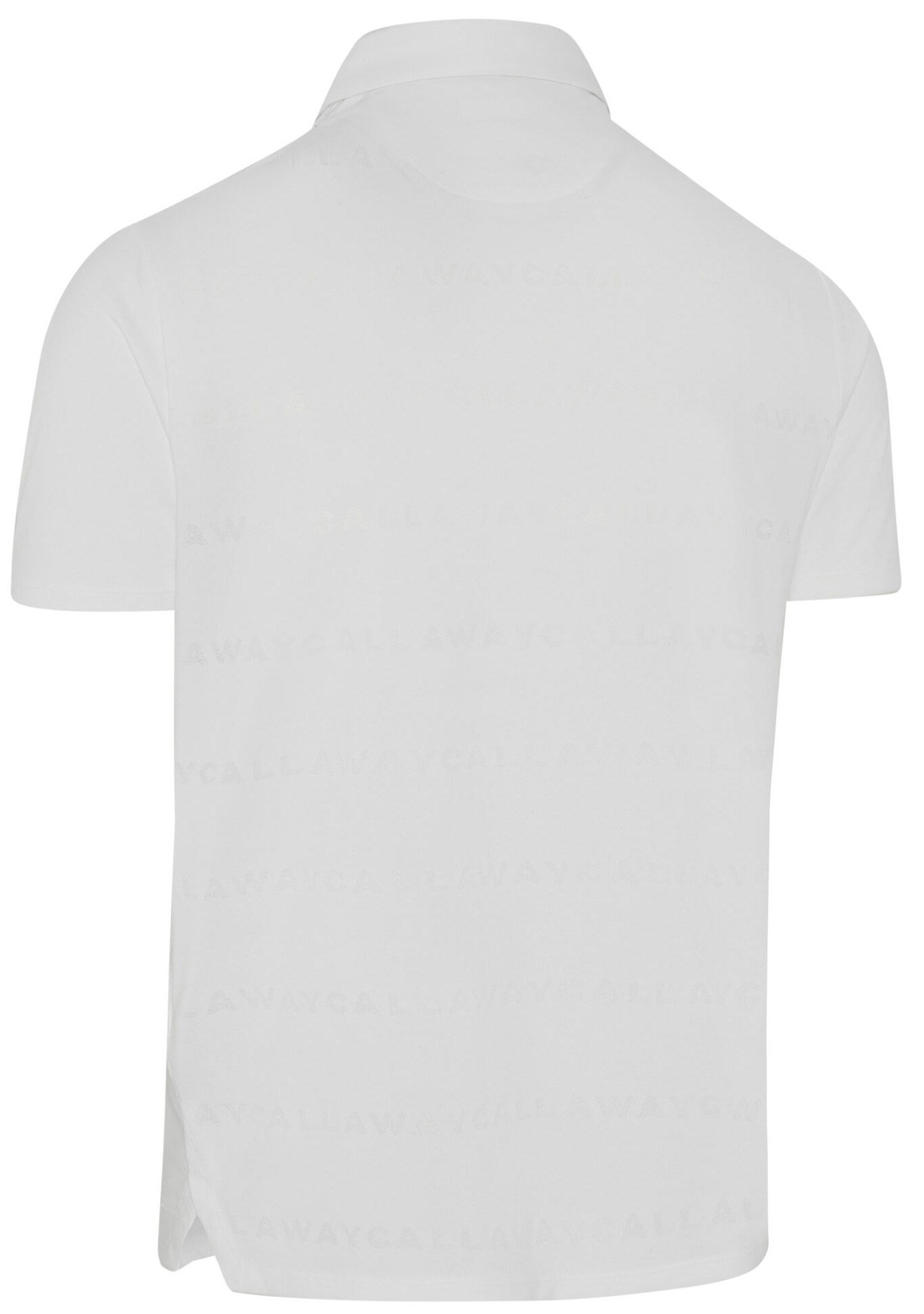 Callaway Mid Century Jacquard Poloshirt, weiss